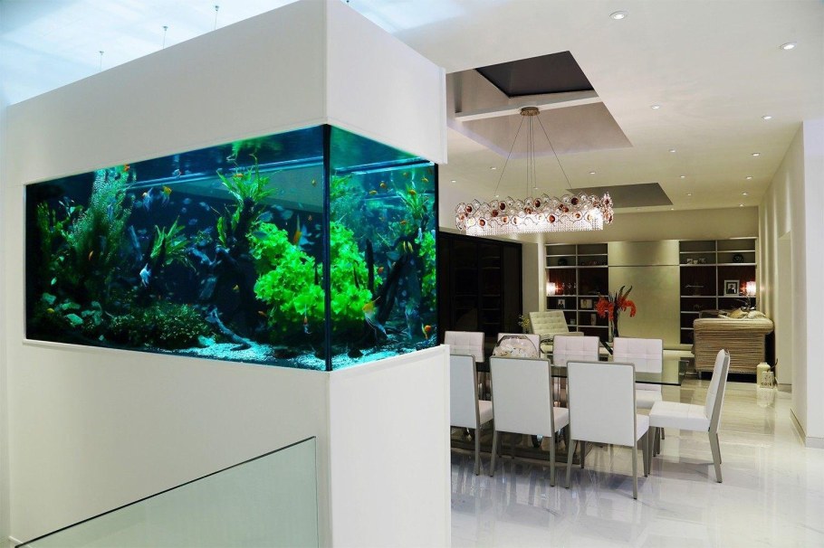 Аквариум в современном интерьере