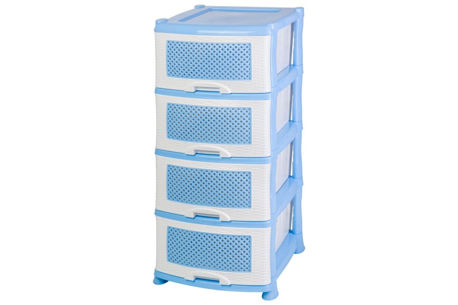 Комод плетенка 4-х секционный