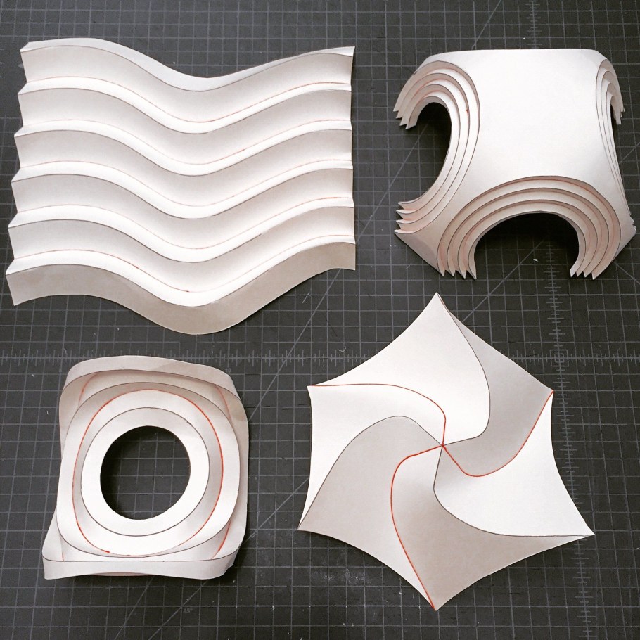 Бумажная пластика Макетирование