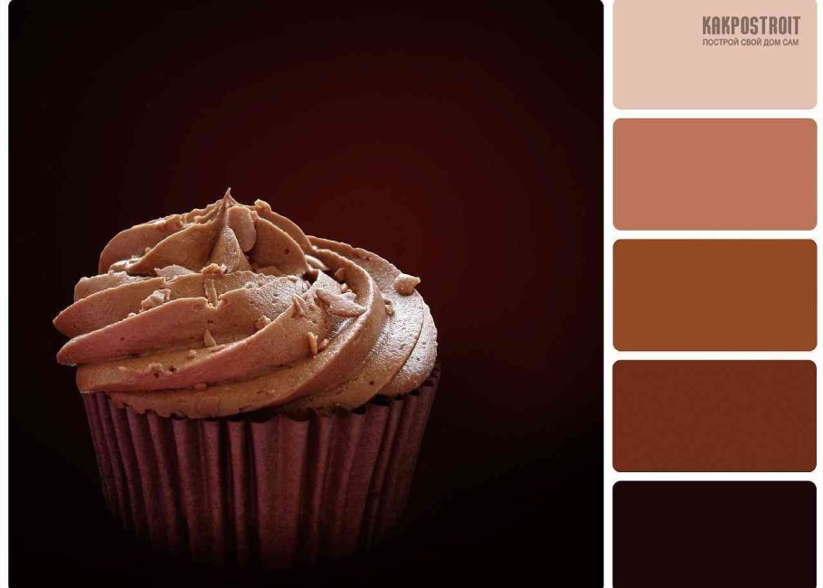 Шоколадная палитра цветов