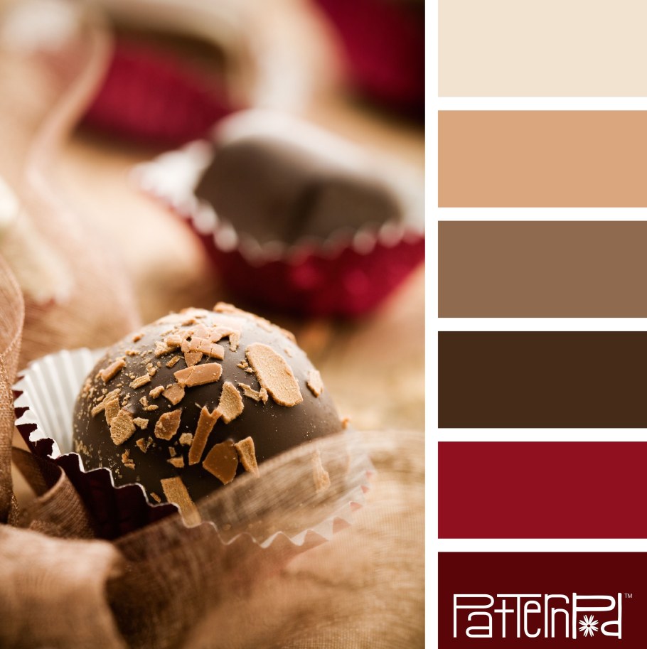 Бежево коричневая палитра