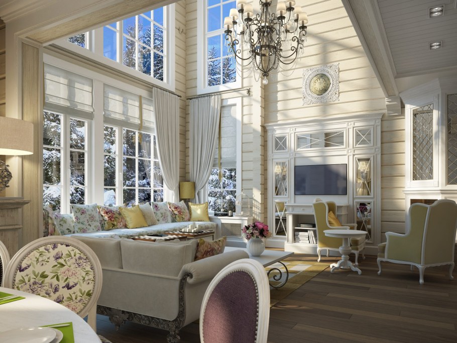 Деревянный дом Хонка в классическом стиле