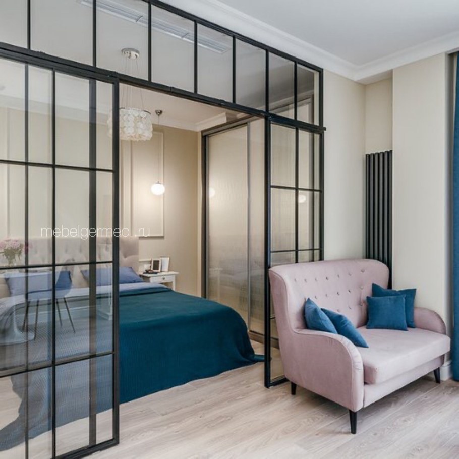 Металлические перегородки в интерьере