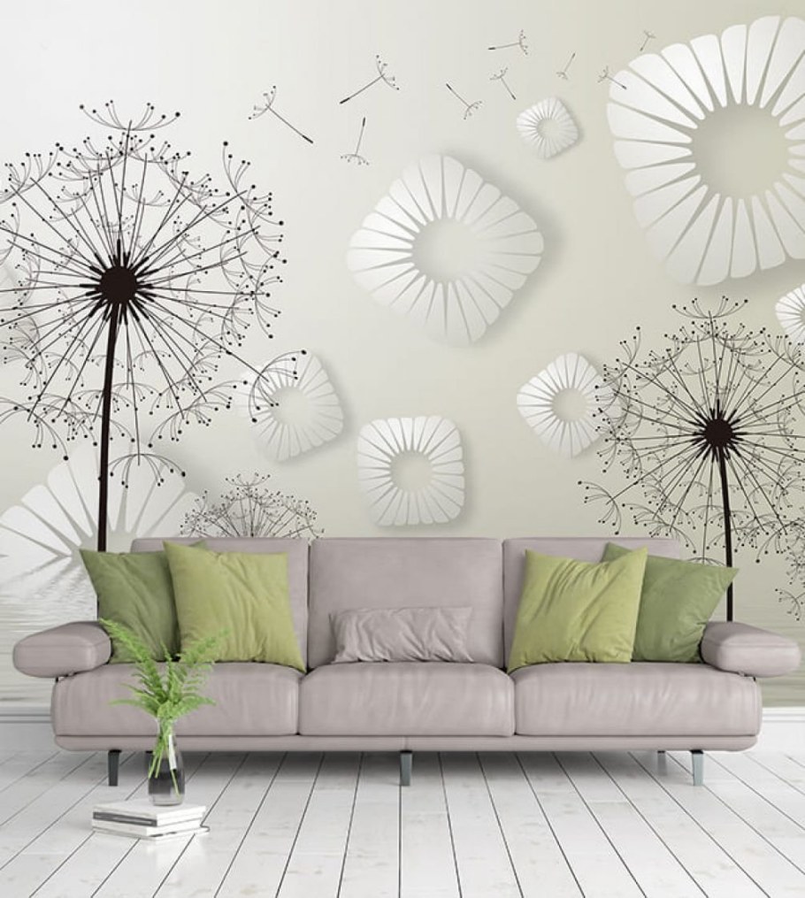 Аффреско одуванчики