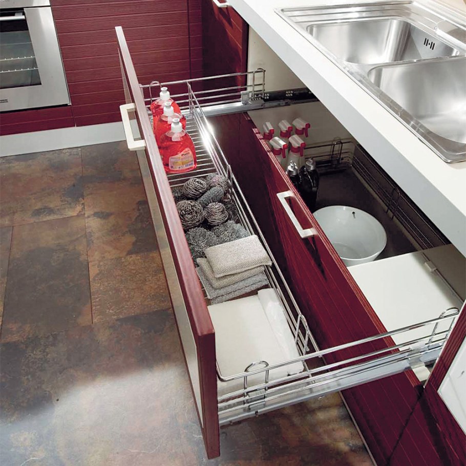 Корзина выдвижная под мойку Vibo 900