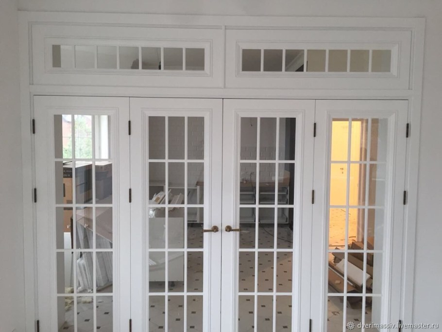 Двери двустворчатые межкомнатные Волховец