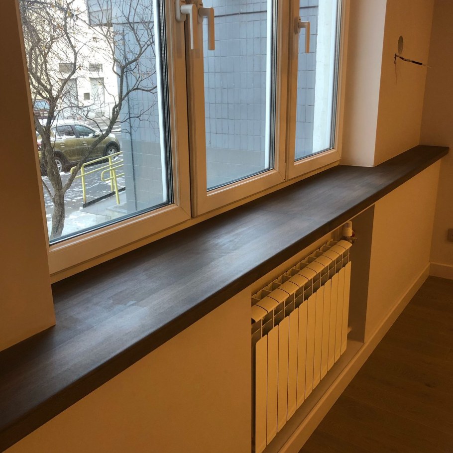 Деревянные подоконники в интерьере