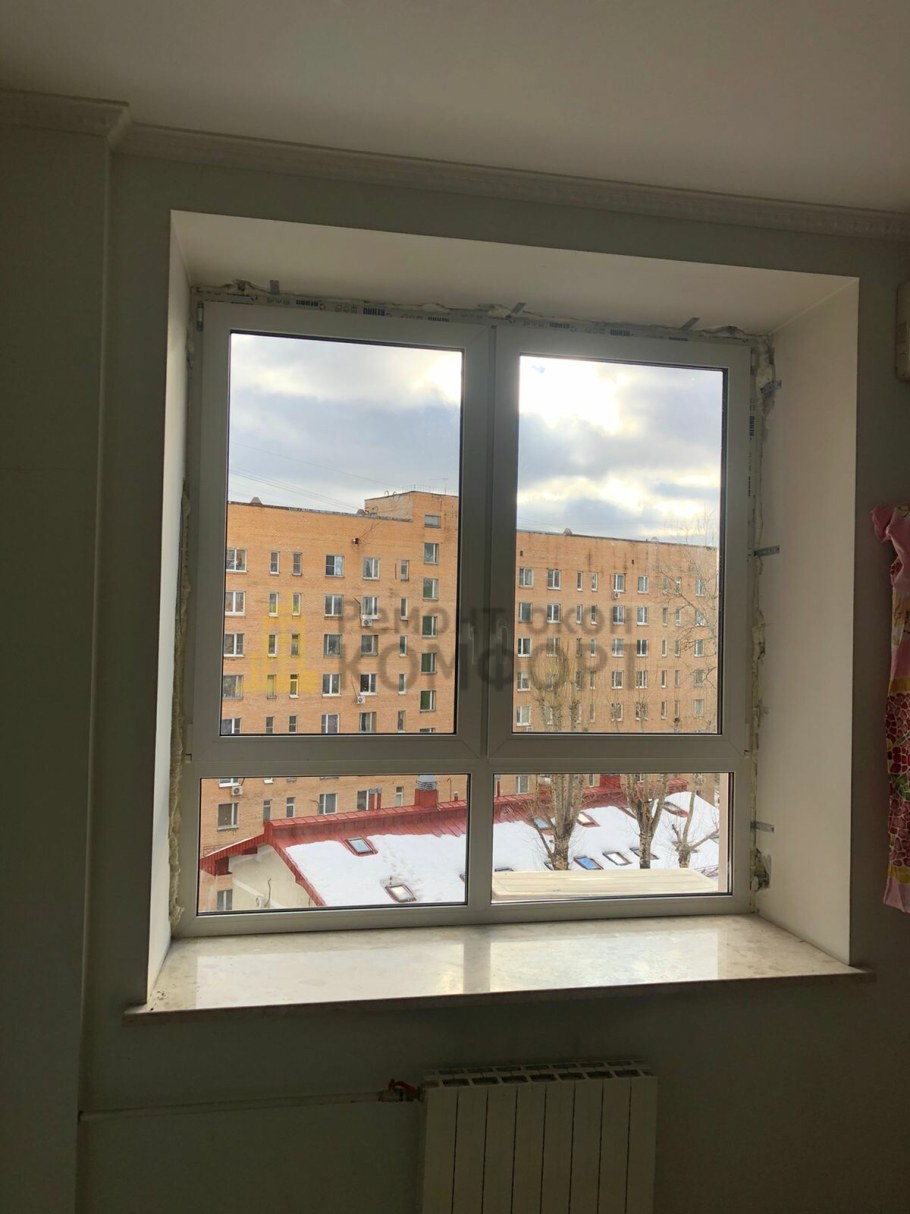 Окна без подоконников в частном доме