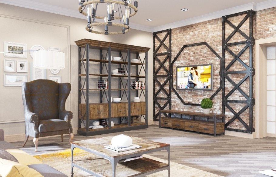 Стеллаж "лофт Симпл"