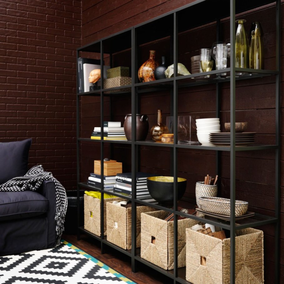 Стеллаж в стиле лофт икеа