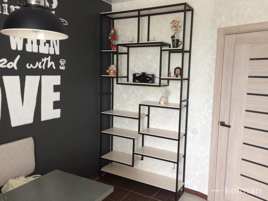 Стеллаж из профильной трубы 20х20 лофт для MYSKIN