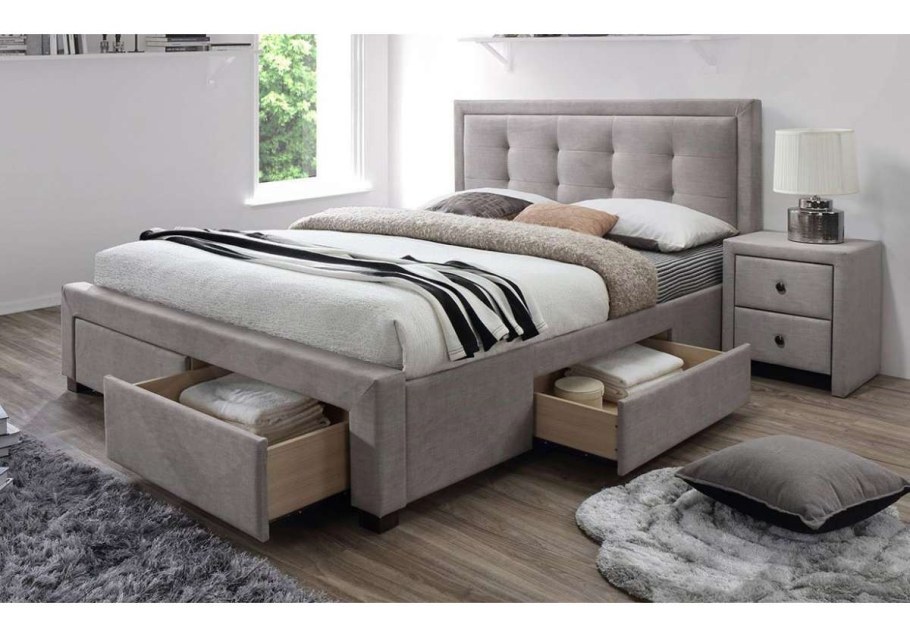 Кровать Halmar Evora бежевый