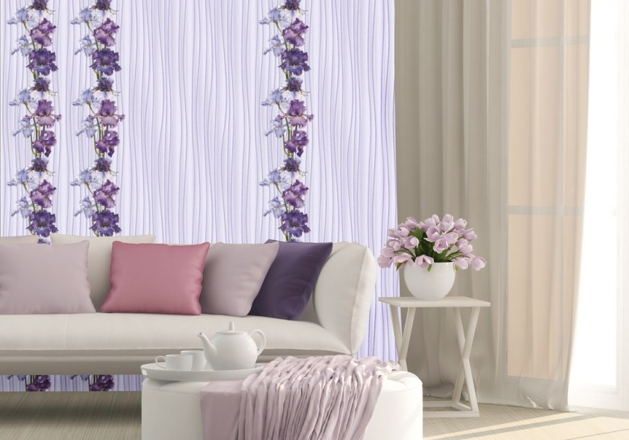 Панель ПВХ 2.7М, 349/1 Ирис добор