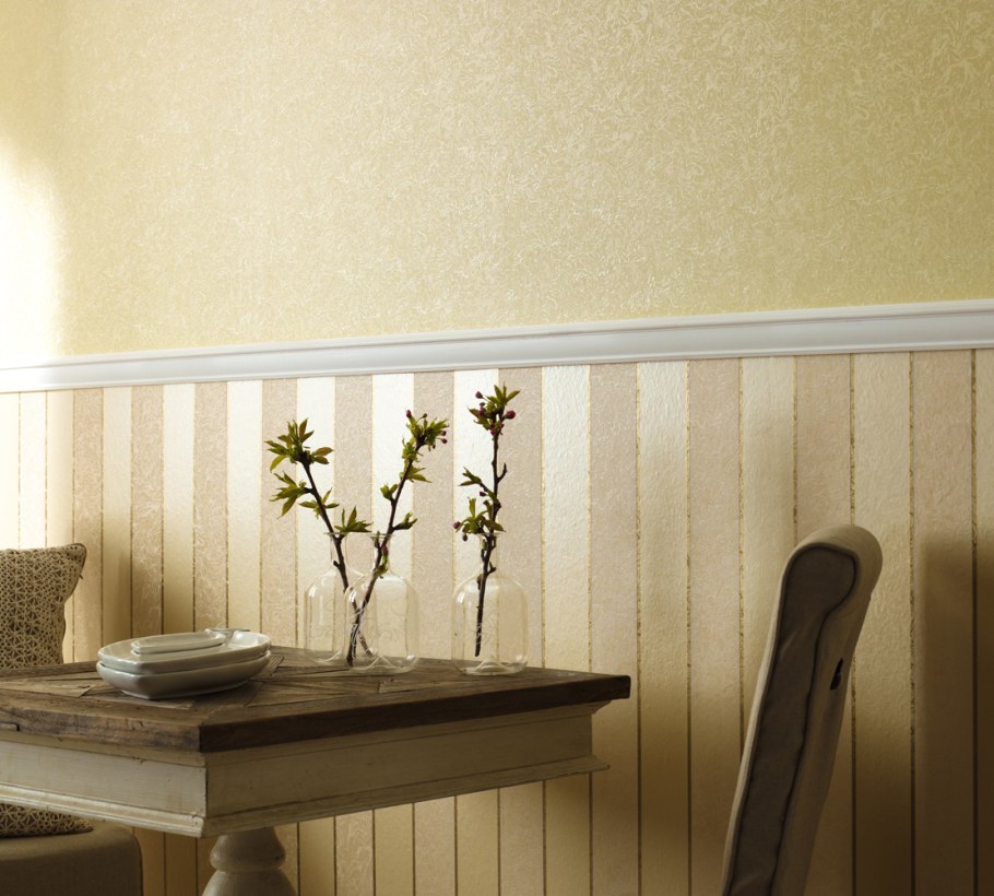 Стеновые панели до середины стены