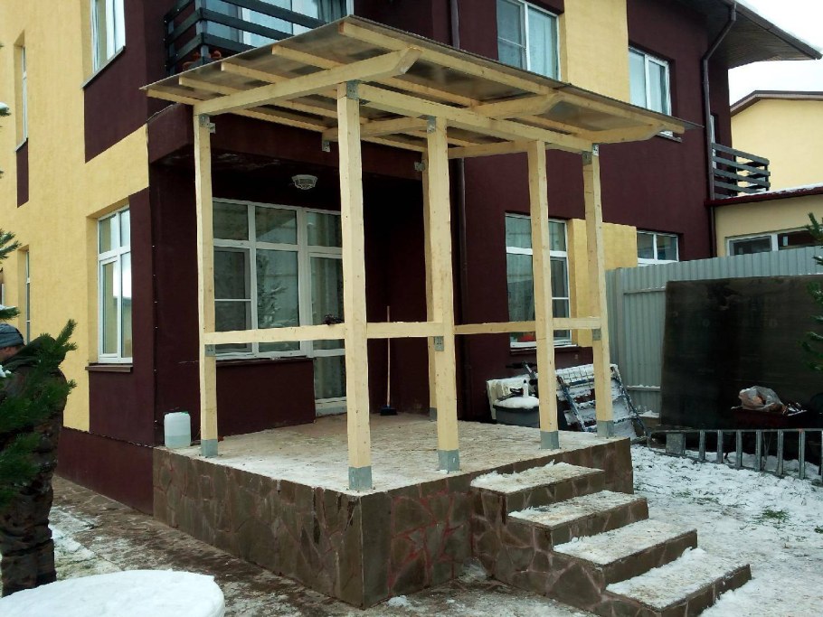Пристройка крыльца