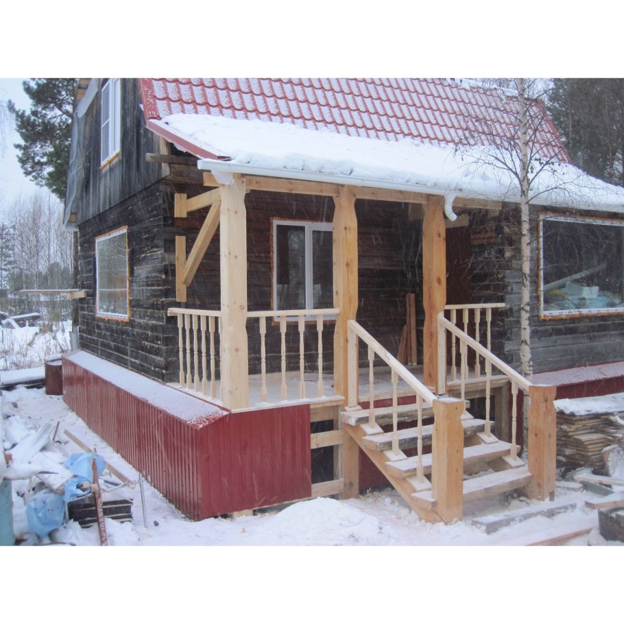Пристройка крыльца