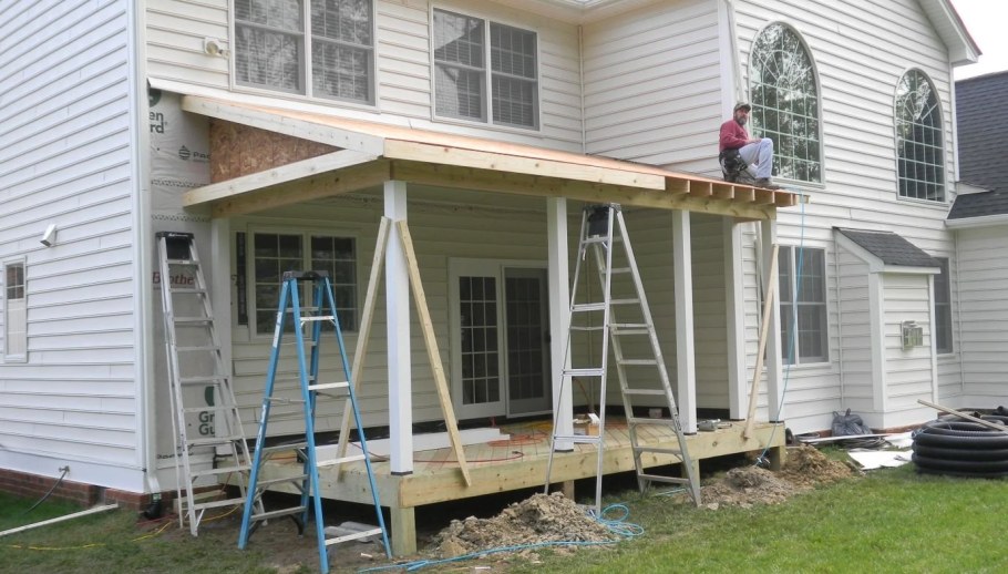 Каркас веранды