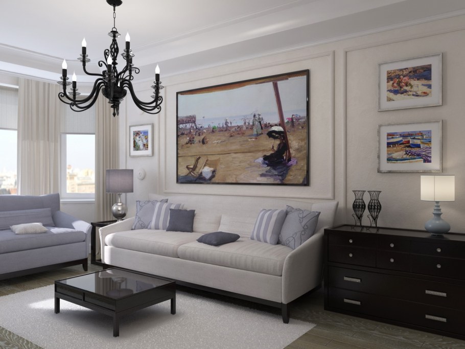 Картины в классическом интерьере