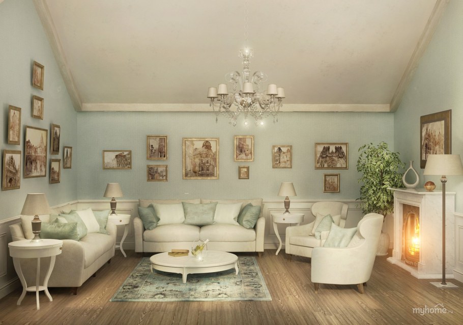 Картины в классическом интерьере