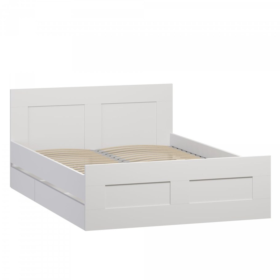 Сириус кровать одинарная 80х200 белая