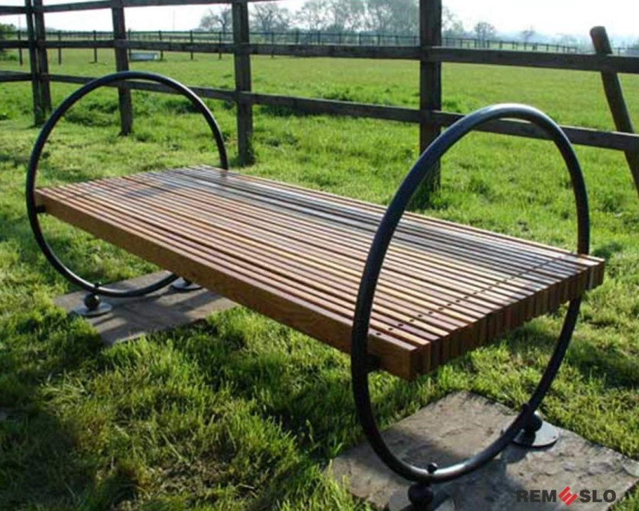 Лавочки садовые из металла
