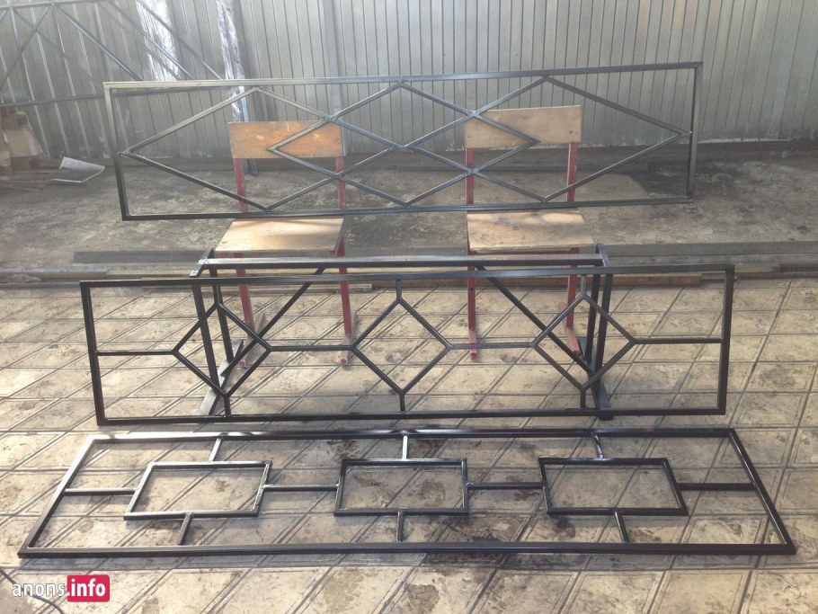 Ограда из профильной трубы