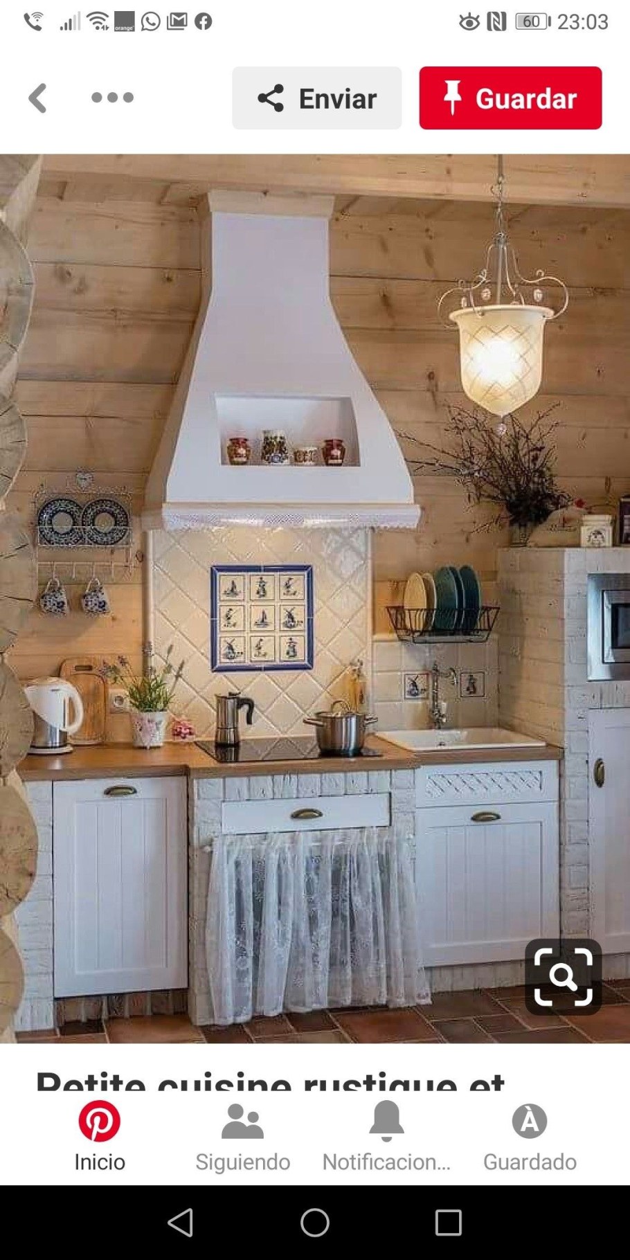 Кухня на даче в стиле Прованс