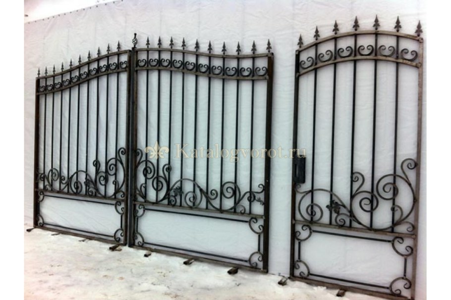 Ворота холодная ковка