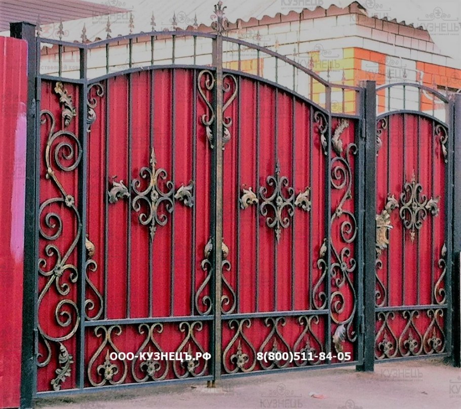 Кованые ворота Данилевский