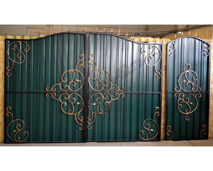 Кованые ворота Ишеева