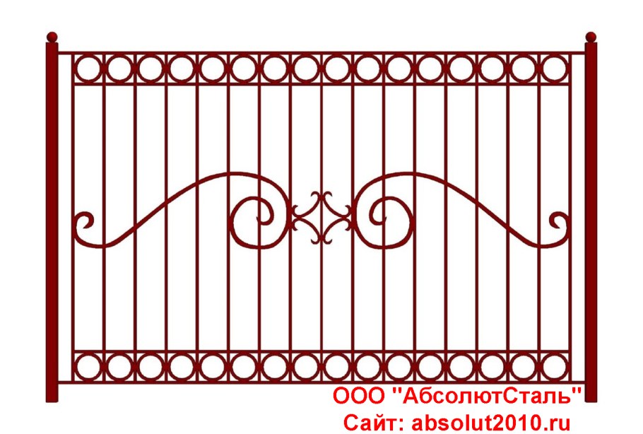 Узоры металлические для забора