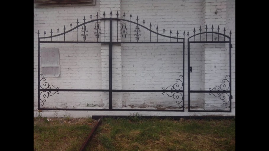 Ворота и калитка из профтрубы 40/20