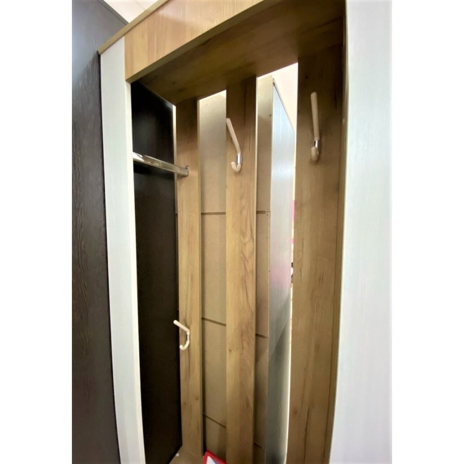 Прихожая Франк крафт/ясень белый БТС