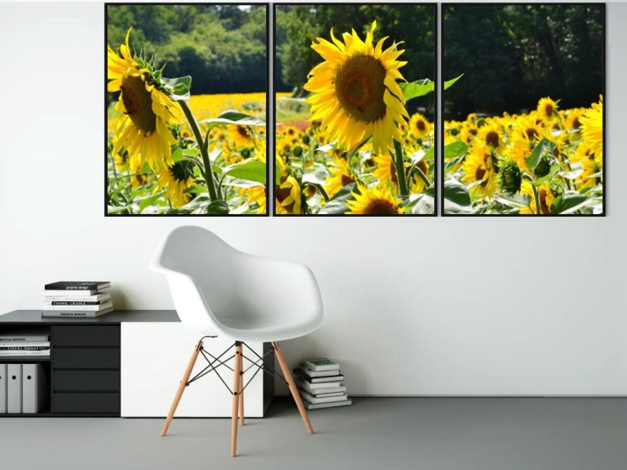 Подсолнухи в интерьере квартиры