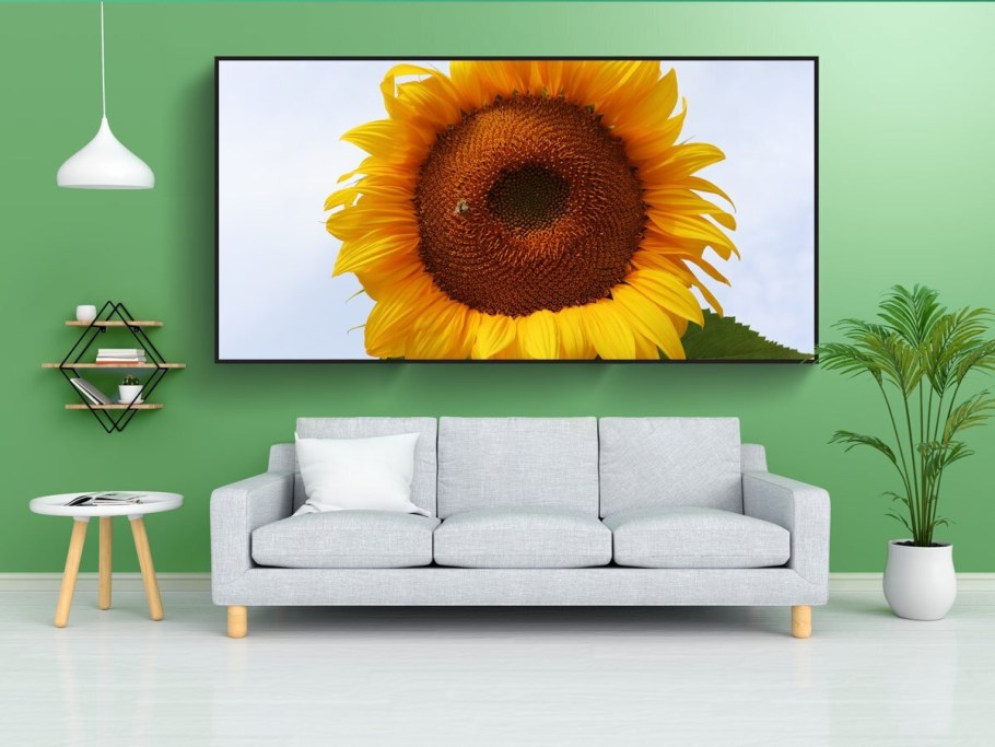 Стильный подсолнух в интерьере