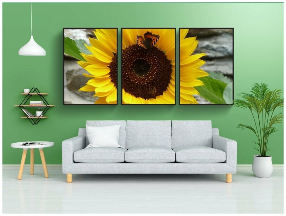 Фотообои Подсолнухи