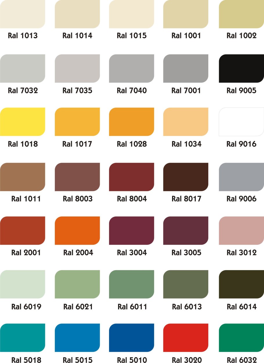 Палитра цветов RAL 1013