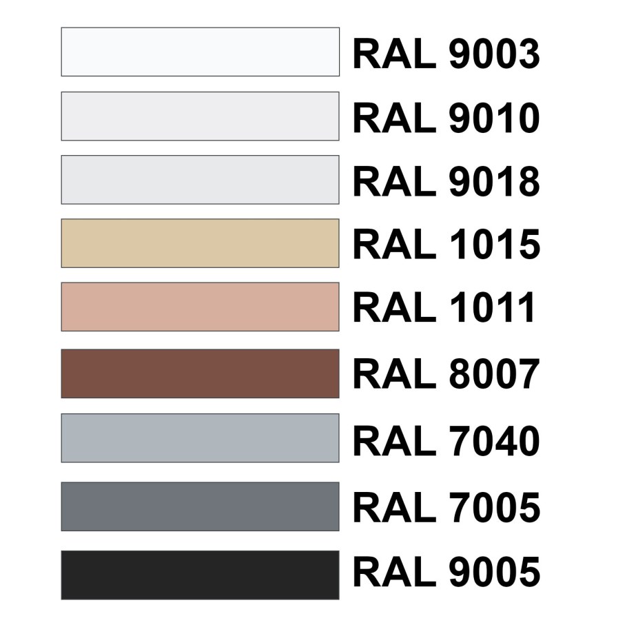 RAL 9010 И 9016 цвет