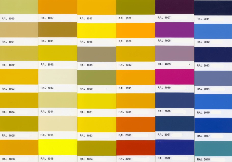 Композит желтый RAL 1023