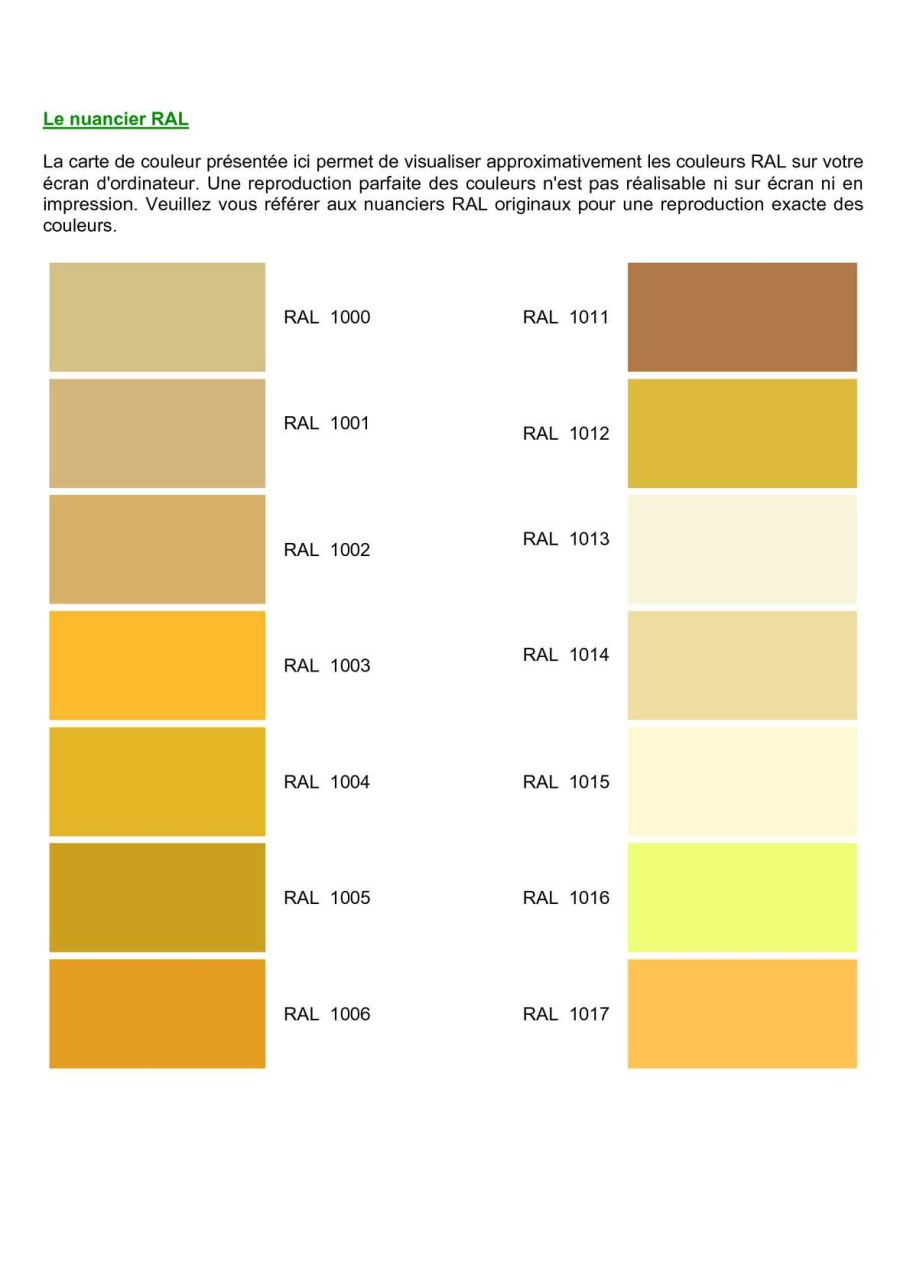 Цвет бежевый RAL 1017