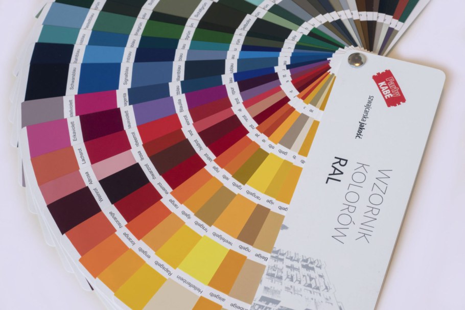 Колеровочный веер рал