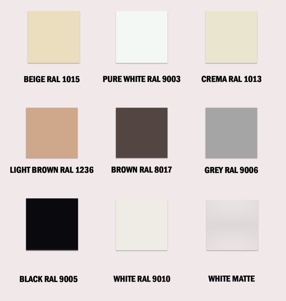 RAL 9010 Pure White цвет