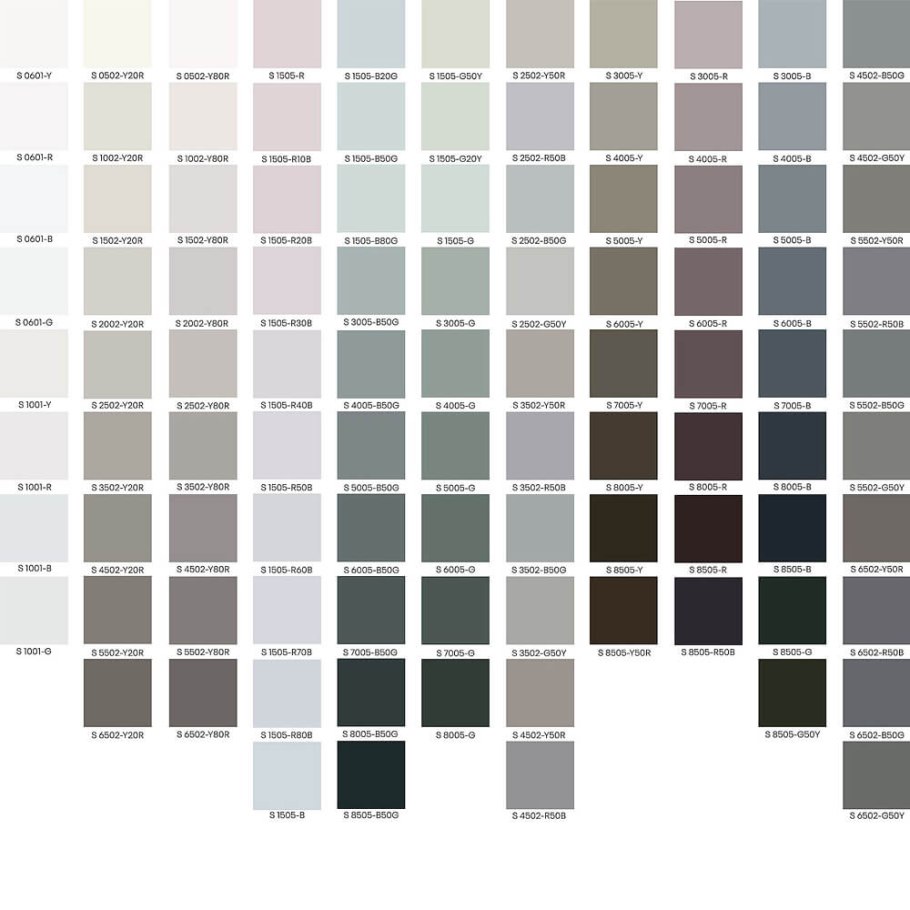 NCS 2002-y50r цвет