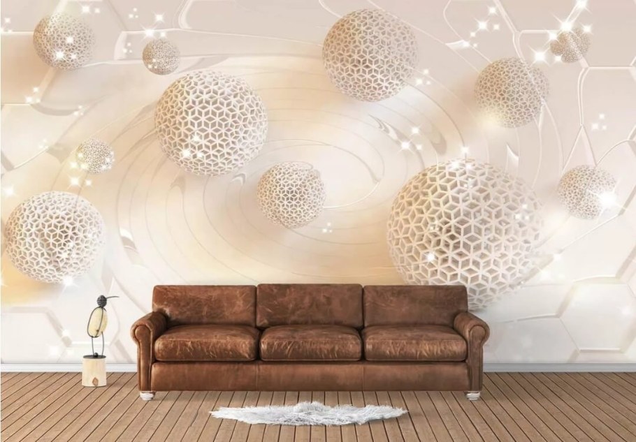Фотообои 3д для стен в гостиную