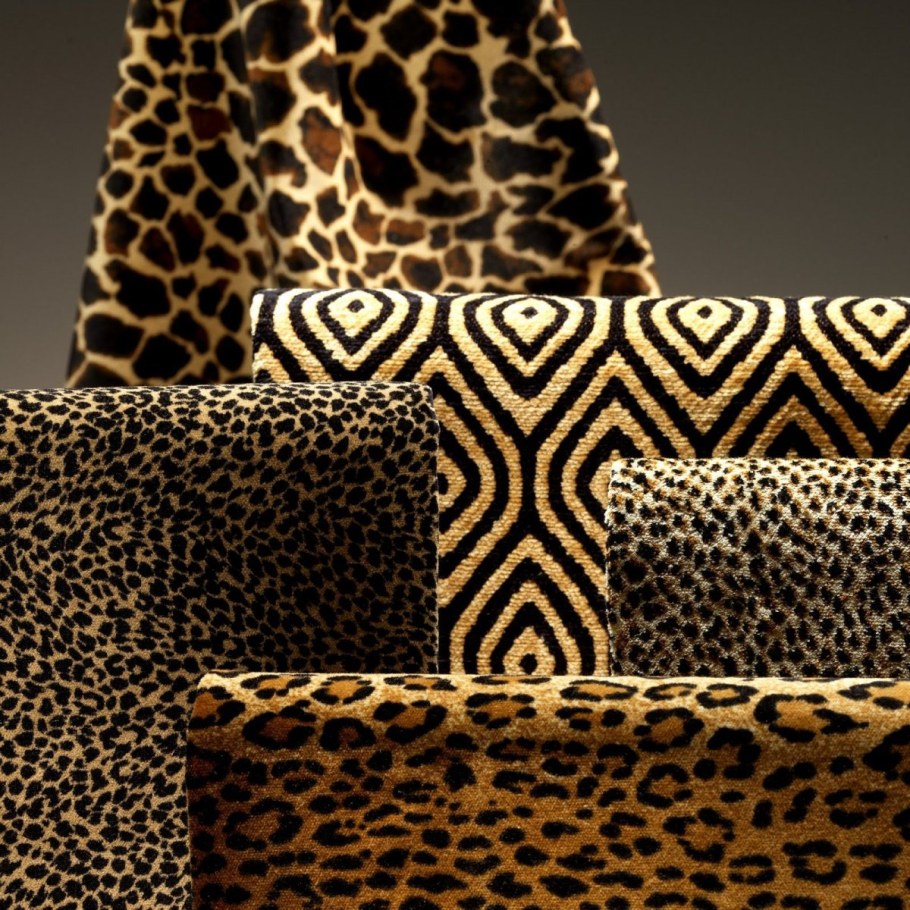 Леопардовая ткань