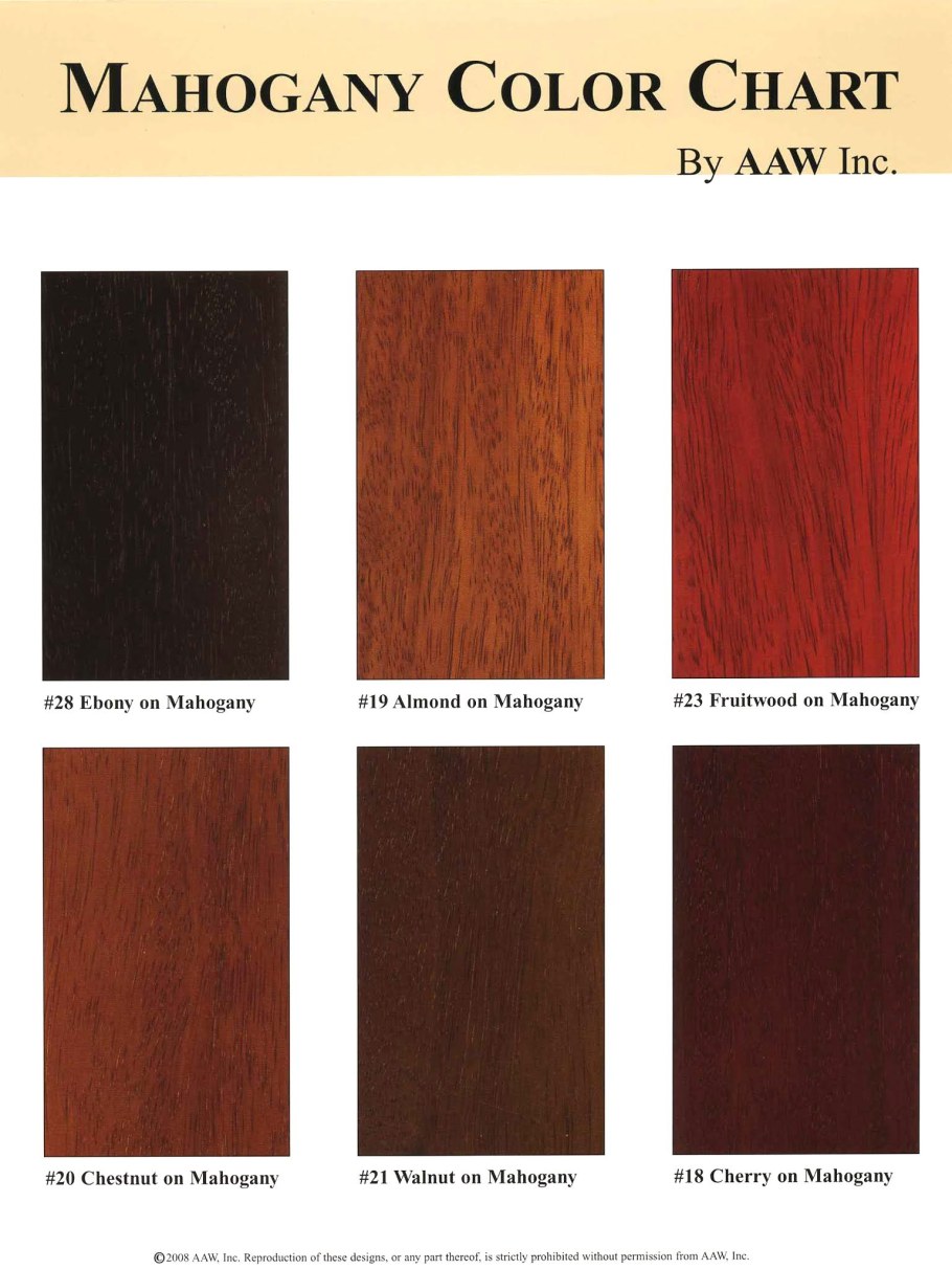 Mahagoni цвет Mahogany