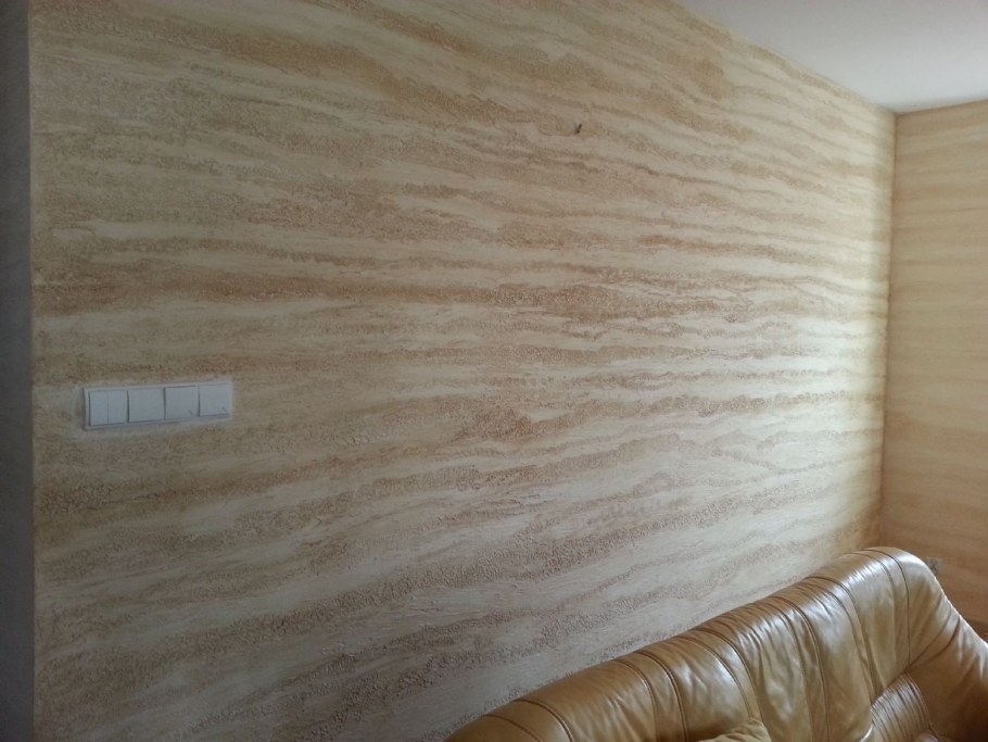 Штукатурка под дерево