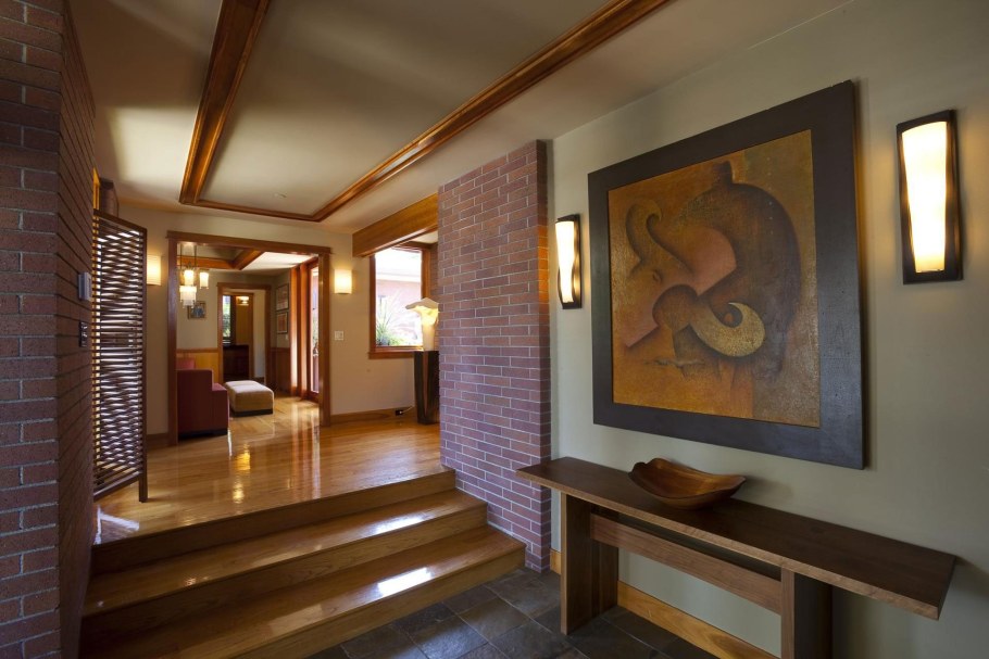 Интерьер в стиле Райта