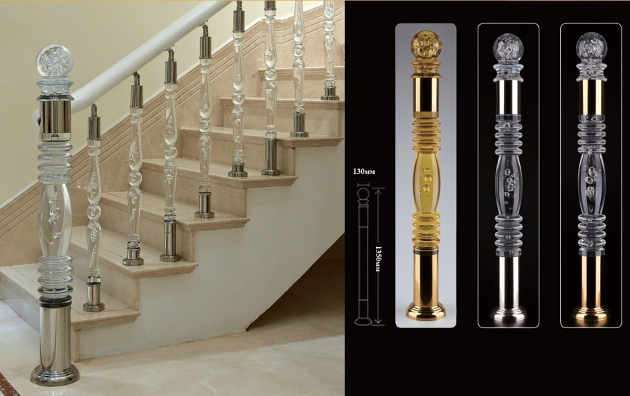 Стеклянные балясины