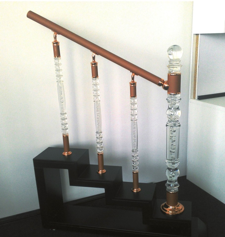 Балясины из стекла для лестниц